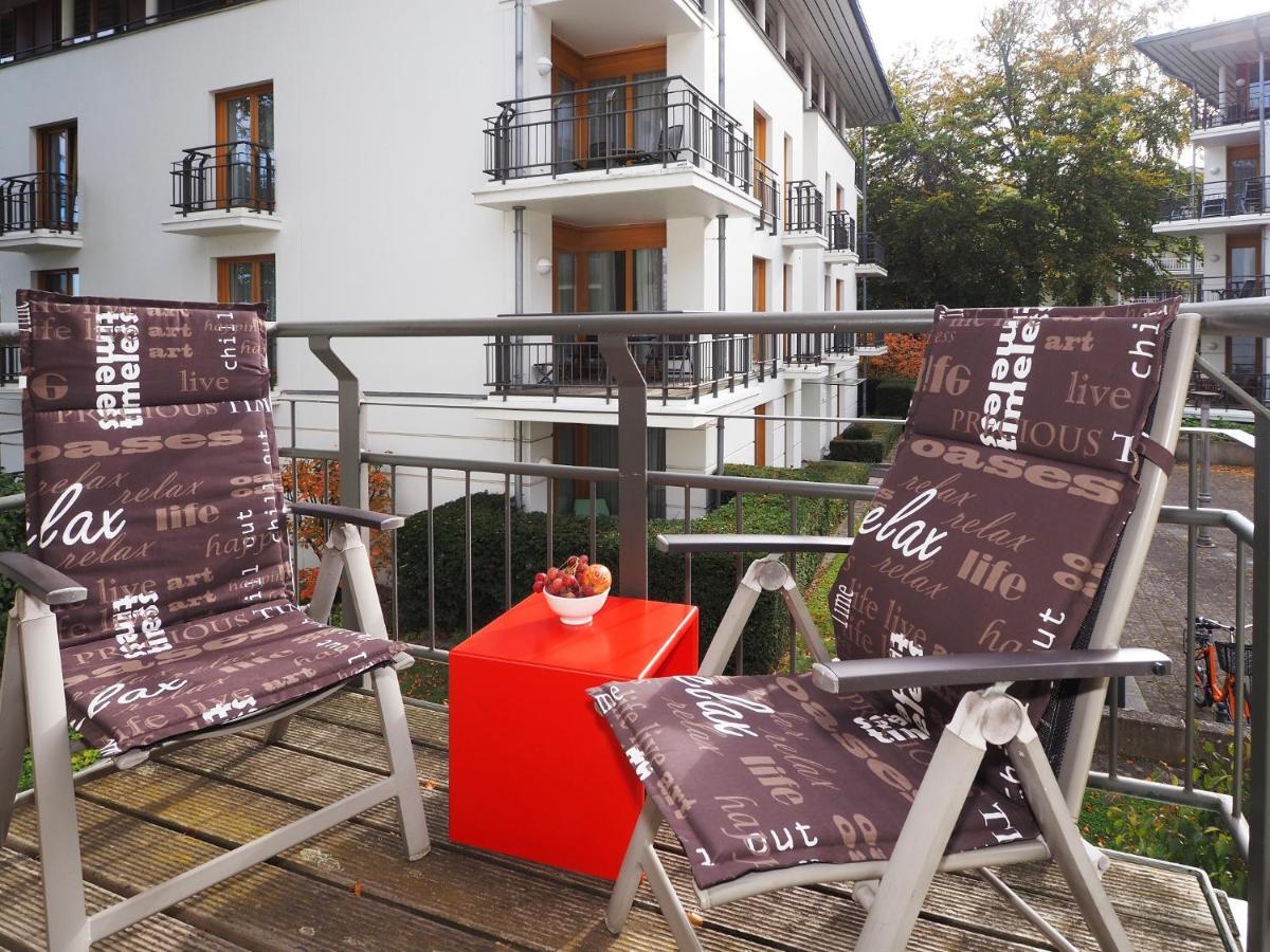 Kaiservillen Heringsdorf - Ferienwohnung Mit 1 Schlafzimmer Und Balkon Dr4 Esterno foto